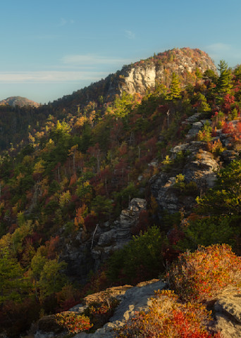 Table Rock At Sunrise In The Linville Gorge Print