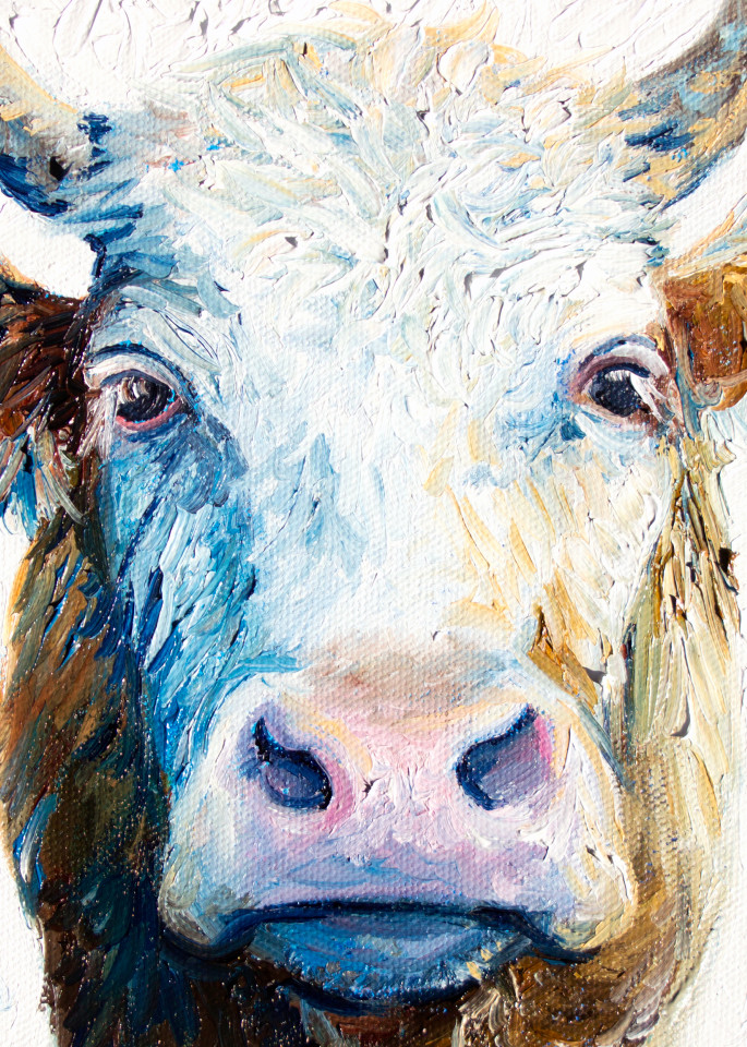 Cow Mini Print Art | Mordensky Fine Art