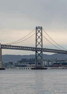 Panoramic Shot Of Oakland Bay Bridge, San Francisco Art | FOTO BAZAAR