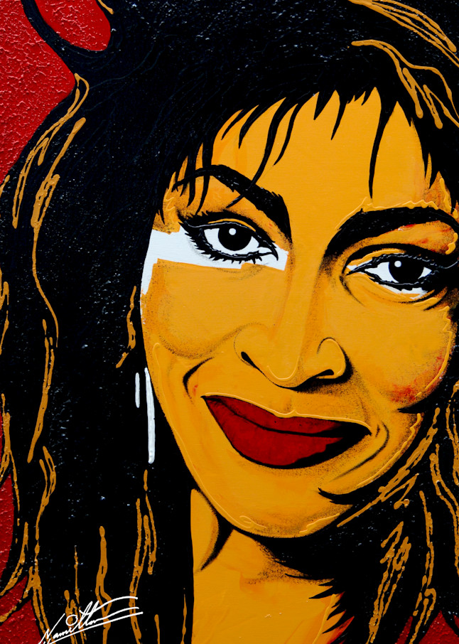 Tina Turner   Art | Paint Out Loud LLC   The Art of Neal Hamilton