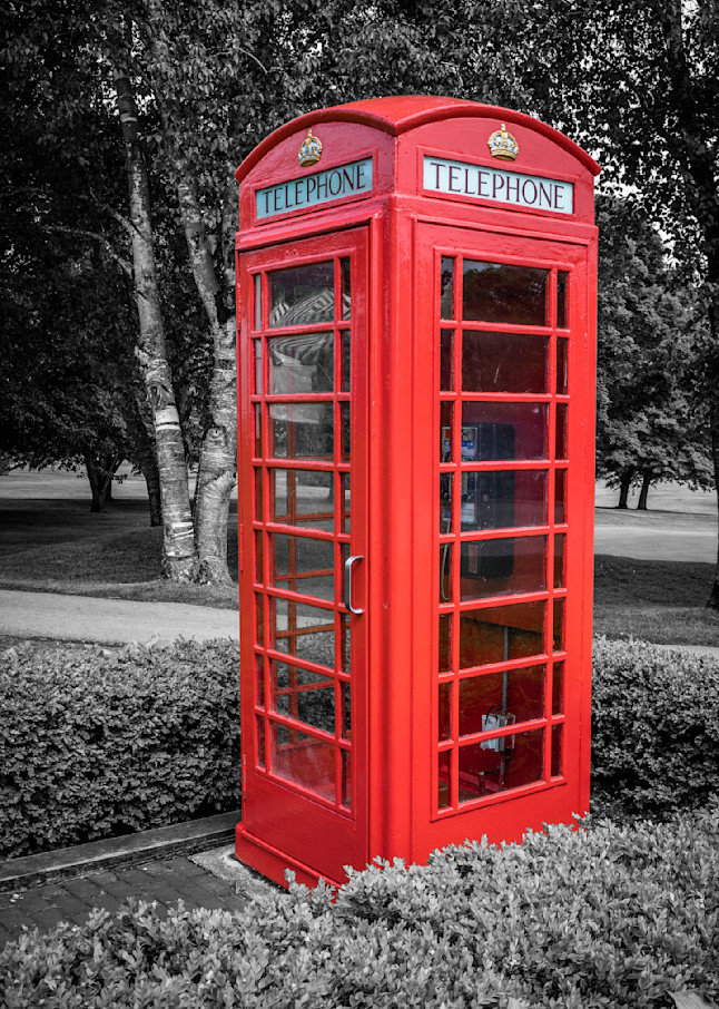 Traditional Red Phone Box Photography Art | Images By Cheri