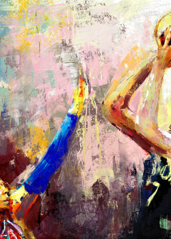 Kevin Durant Painting | Sports artist Mark Trubisky | Custom Sports Art