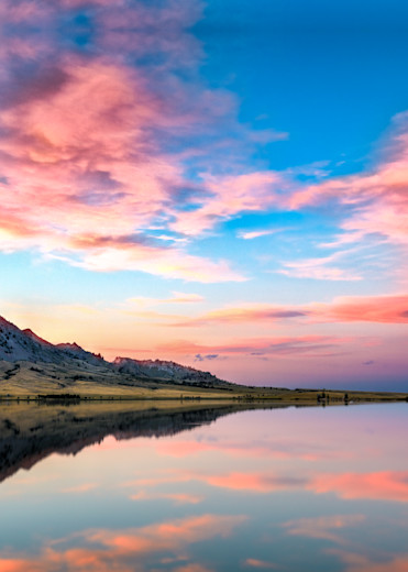 Pink Sky Over Bear Butte Photography Art | Kates Nature Photography, Inc.