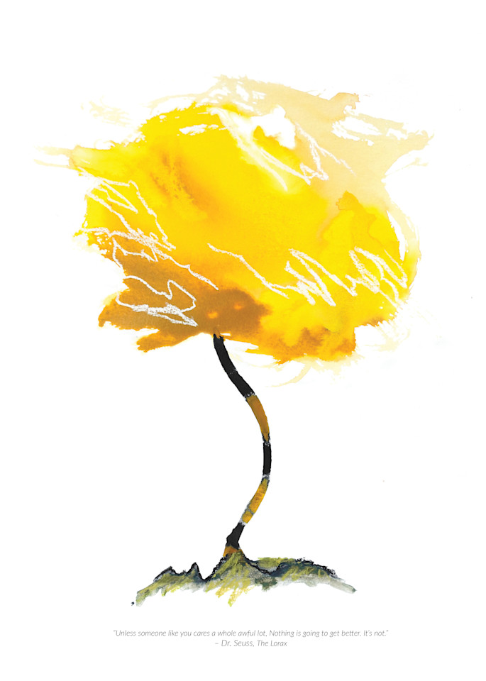 Truffula Tree   Print With Quote Art | Jaclyn Gordyan