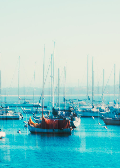 Boats In The Harbor Photography Art | Alyce Croft Photography