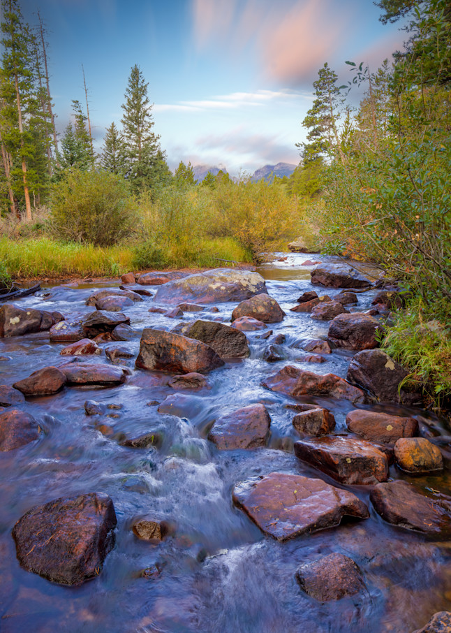 Standing In Glacier Creek Photography Art | Kates Nature Photography, Inc.