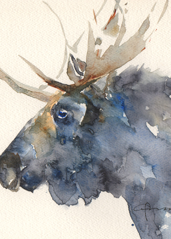 Moose 2 Art | Claudia Hafner Watercolor