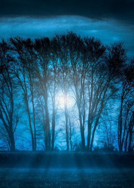 Mystical Moonrise Art | Trevor Pottelberg Photography