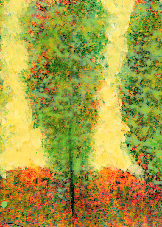 Three Green Trees 3 Art | Wendell Myers