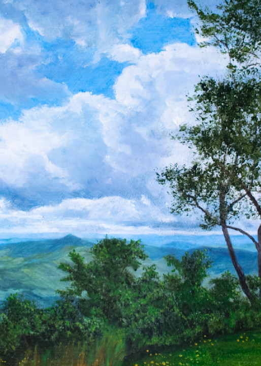Blue Ridge Mountain View 12x16 Art | Mariya Tumanova ART