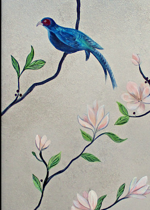 Chinoiserie - Magnolias and Birds #4