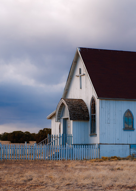Eaves Ranch Church, NM, by Sally Halvorsen Fine Art Photographs on Canvases, Papers, Metals & More