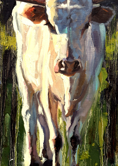Bull Calf Tote Art | robincaspari