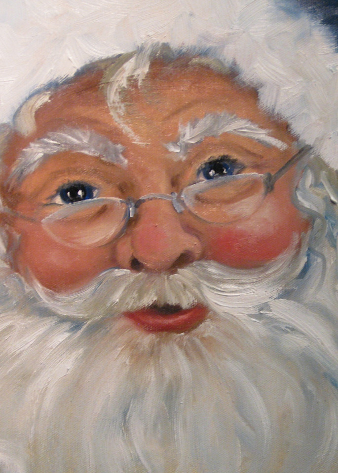 Santa Smiles Art Prints Art | Marsha Clements Art