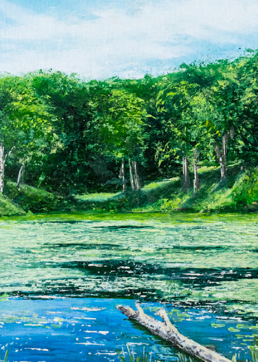 Beautiful Day On The Lake Art | Mariya Tumanova ART