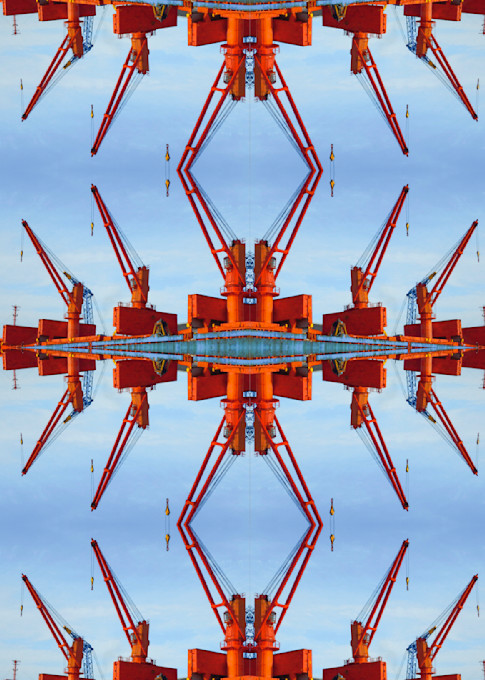 Red Cranes 1 Photography Art | John Maggiotto