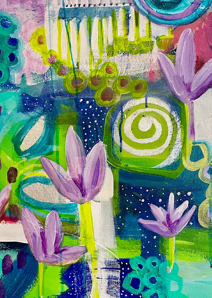 Purple Lilies Art | kellymorrison