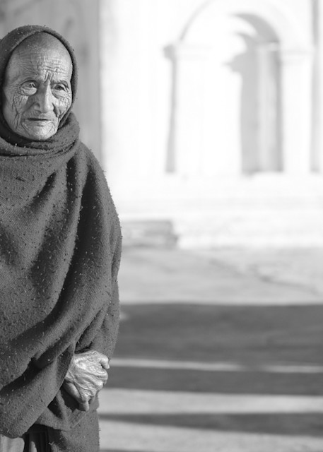 Elder At Inle Lake Temple Photography Art | Shelley Alger Photography