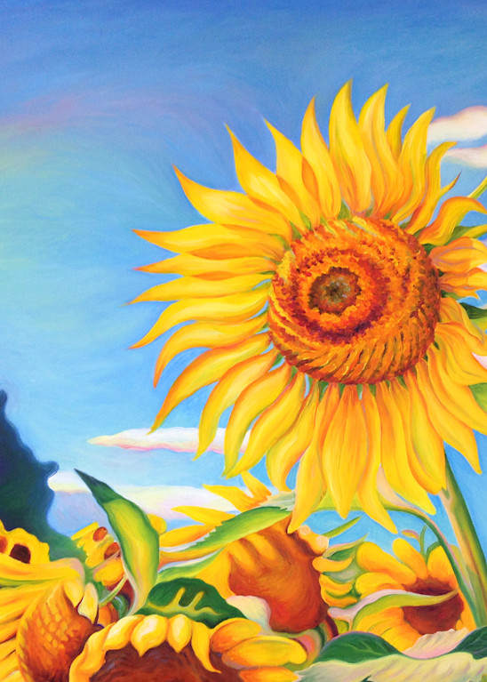 Longwood Sunflowers Art | Juliet Thorburn