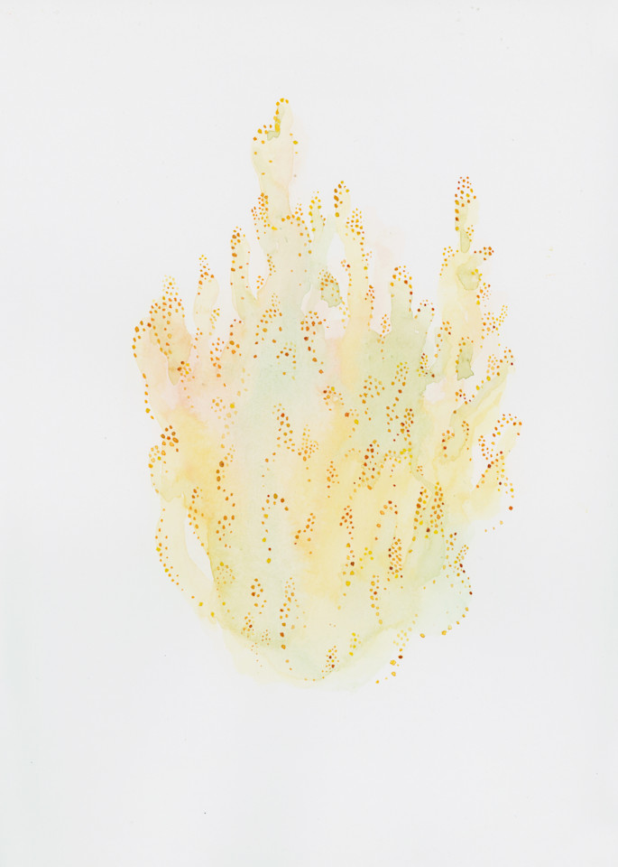 Mellow Yellow Cactus Art | Megan McManus Art