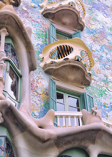 Casa Batlló, or House of Bones, Barcelona, Spain 