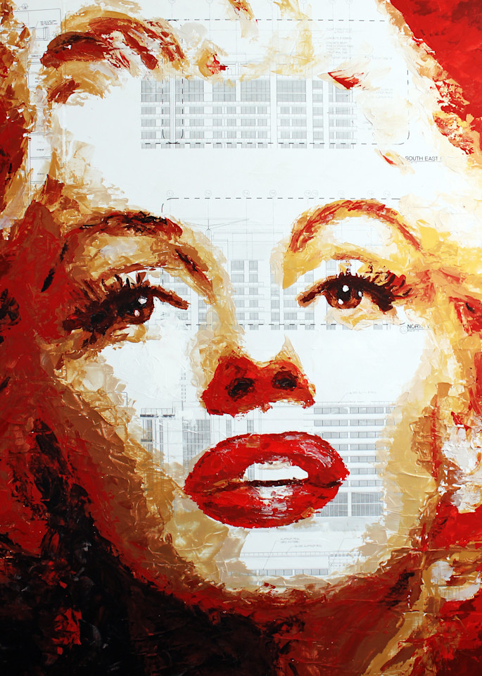 Havi Marilyn Blueprints Art | HaviArt