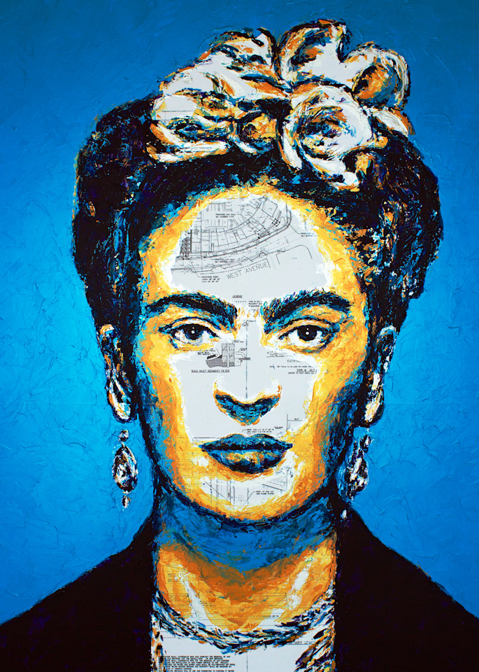 Havi Frida Blue Art | HaviArt