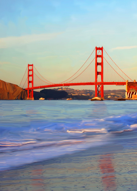 Golden Gate Baker Beach Art | Greg Stirling Art
