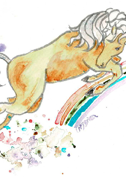 Rainbow Leap Art | Color Splash Ranch