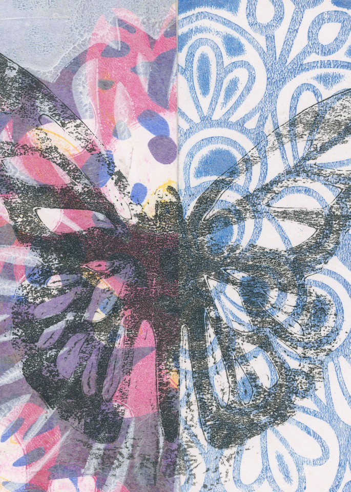 Winter Butterfly: Original Fine Art by Jennifer Akkermans.