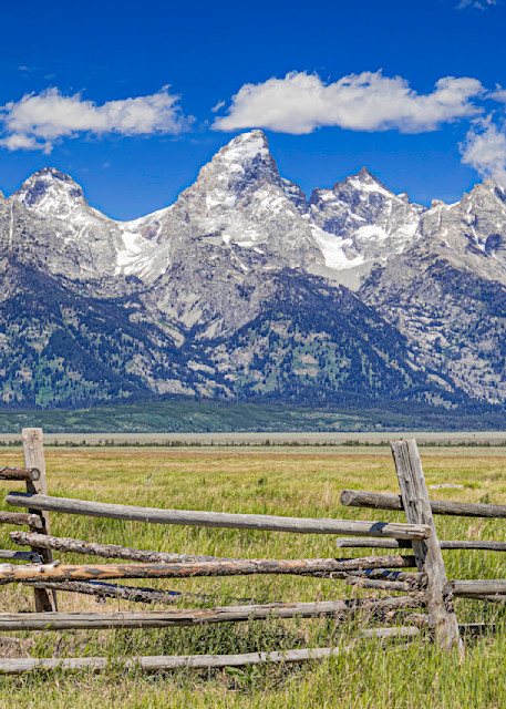 Tco   Corral Fence In The Tetons Art | Open Range Images