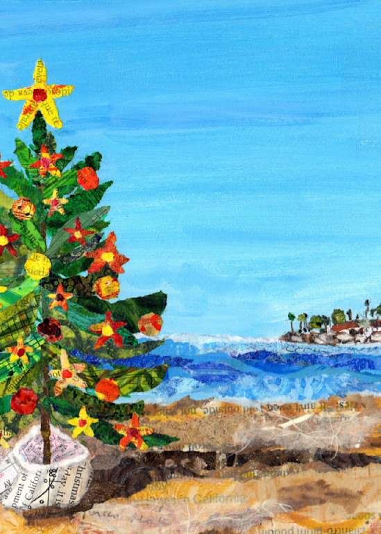 A Very San Diego Christmas Art | Poppyfish Studio
