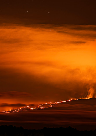 Mauna Loa Eruption, Big Island Hawaii Photography Art | Tom Ingram Photography