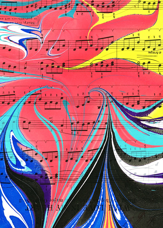 Heart Of Music 1 Square Art | Kim Strzykalski Art