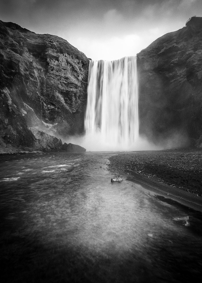 Skogafoss Waterfall Study1 Art | Roy Fraser Photographer