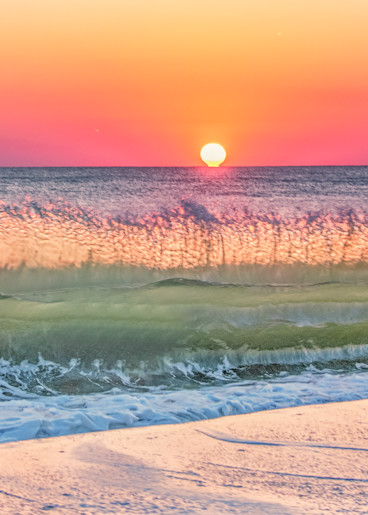 South Beach Sunset Wave Art | Michael Blanchard Inspirational Photography - Crossroads Gallery