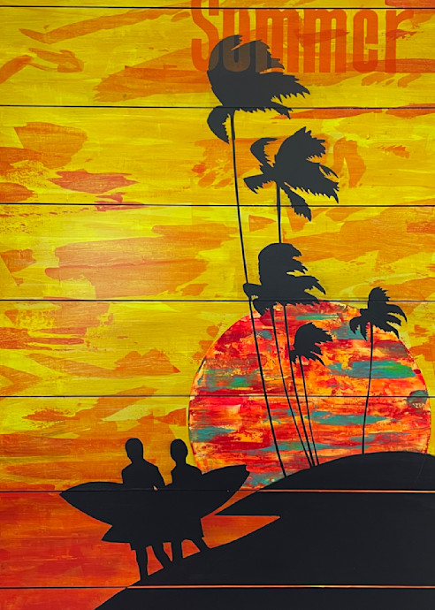  Aloha Sunset Surf Sesh  Art | Art Farm Productions