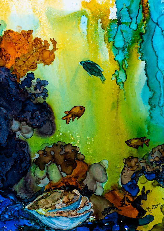 Sunlight Through The Kelp  Art | Roz Oserin Fine Art