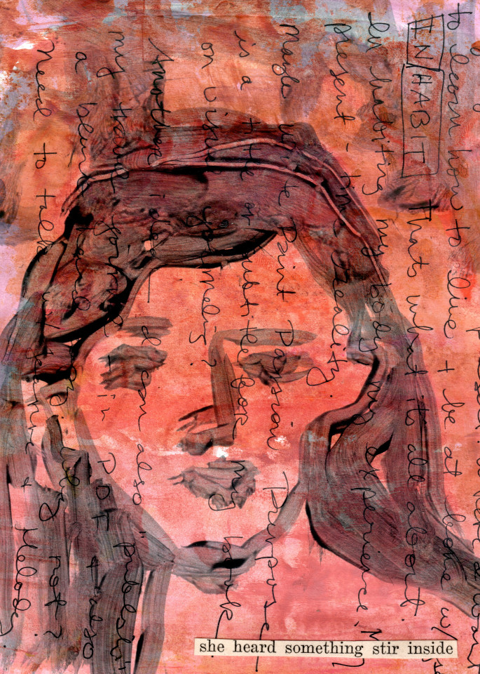 12. She Heard Something Stir Inside Art | LisaSonora.com