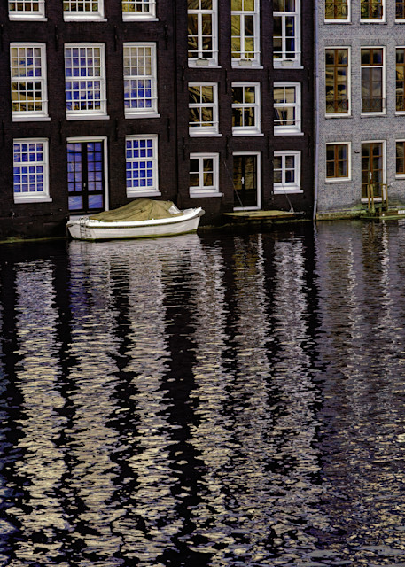 Reflections on Canal, Amsterdam, Netherlands