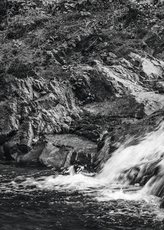 Waterfall, Quartz Creek, Skamania County, Washington, 2022