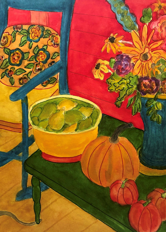 Harvest Porch 2 Art | Becki Thomas Art