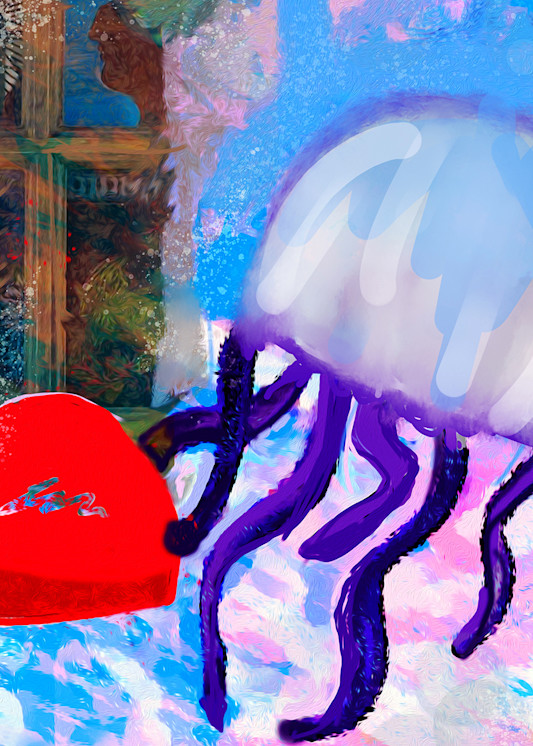 Jellyfish In Love Art | Mish Murphy Fine Art