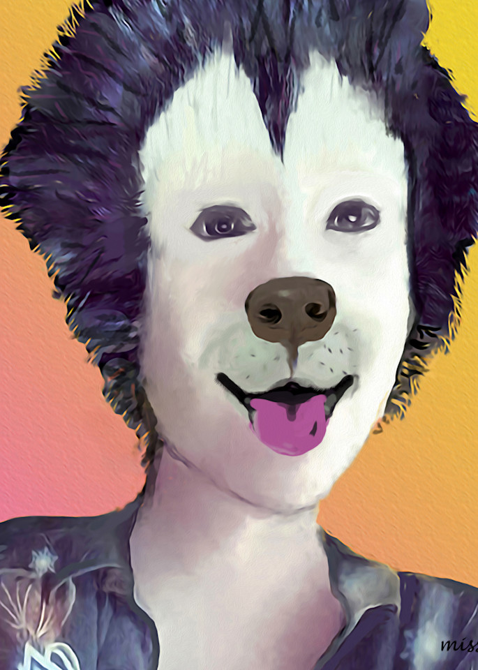 Selfie As Dog Art | Mish Murphy Fine Art
