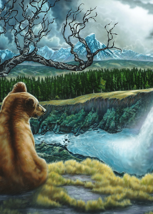 Tranquil Bear Art | Jeff Hoppis