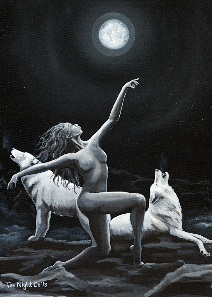 "The Night Calls" Art | Art by Eva Creature