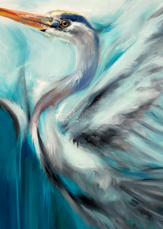 Blue Heron Art | Ans Carnes Art