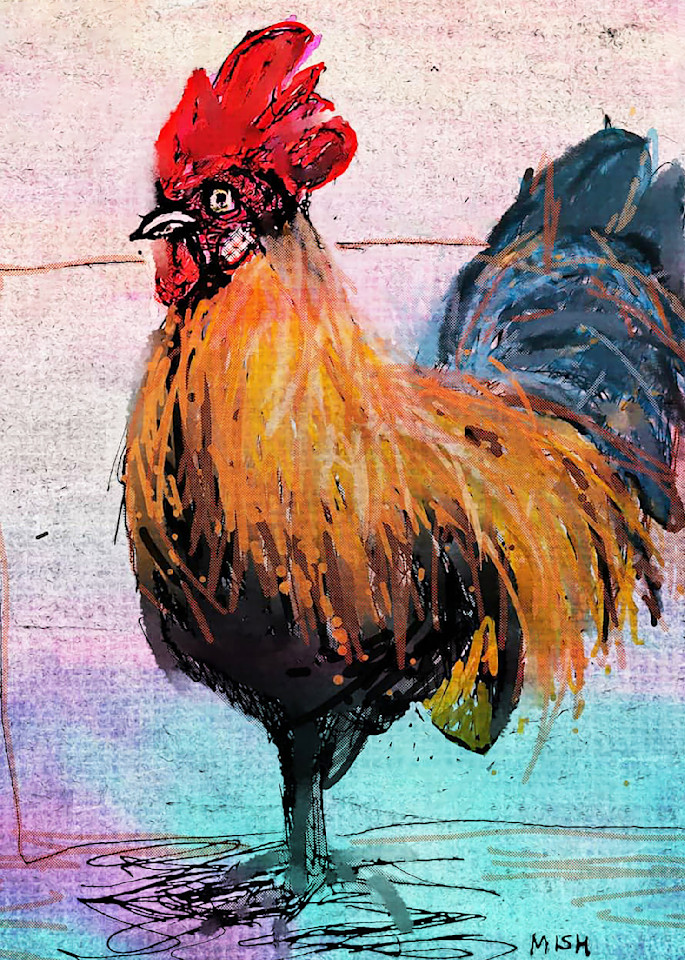 Rooster Art | Mish Murphy Fine Art