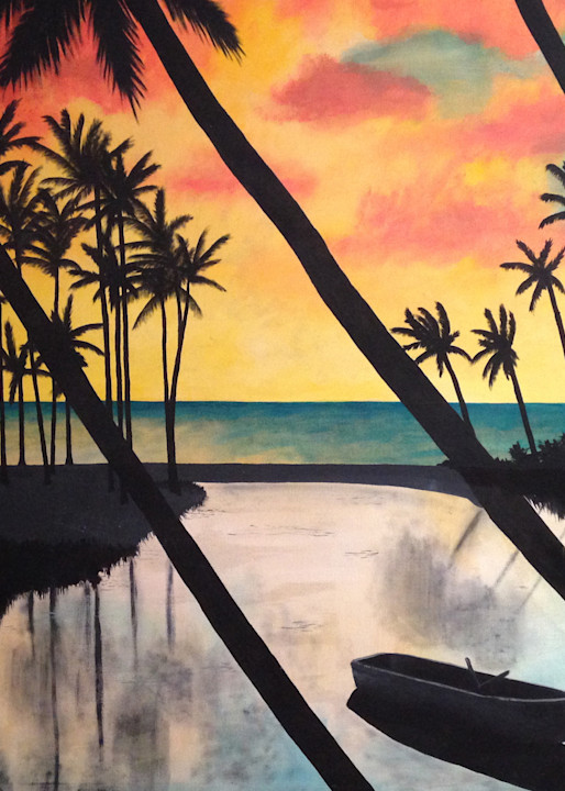 Sunset Beach Art | Hillary Korn Fontana 