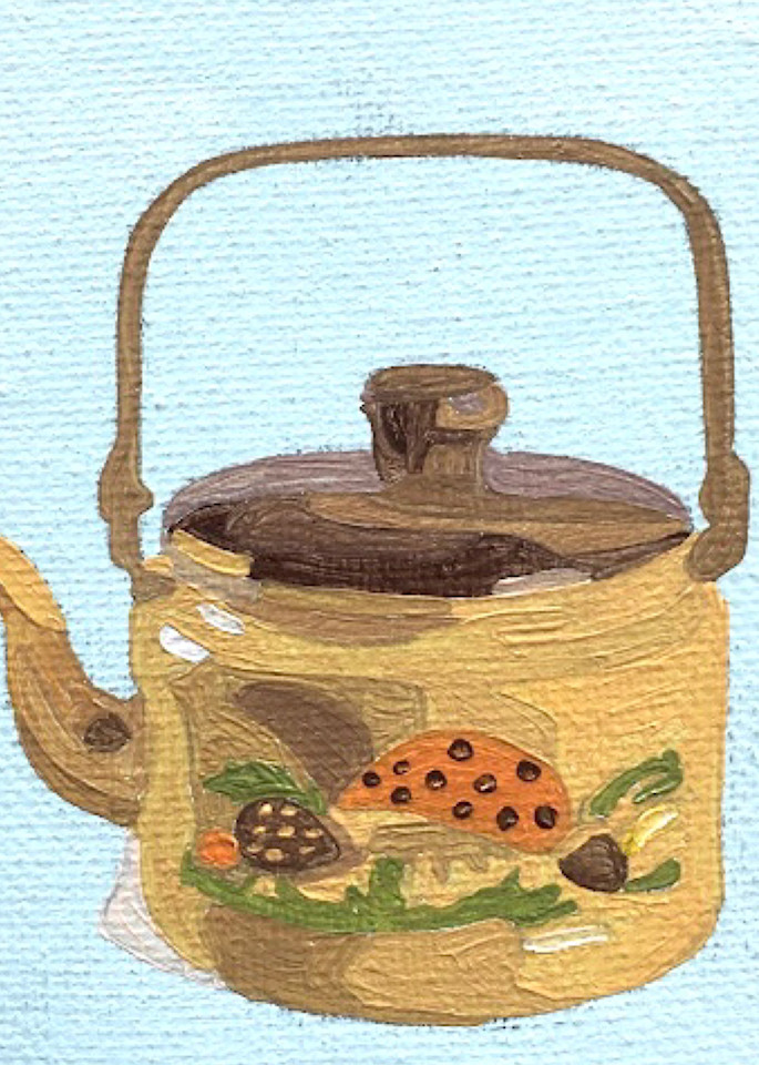 Mustard Teapot Art | Tara Barr Art